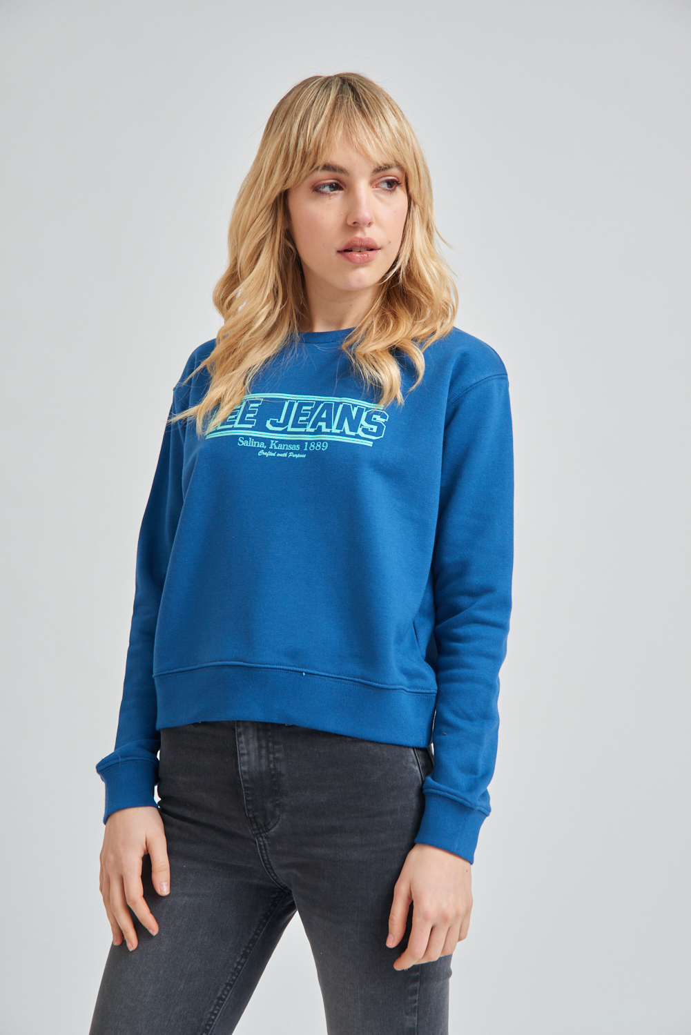 Roundneck Lee Jeans Print